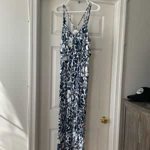 Tropical Knit Maxi Dress